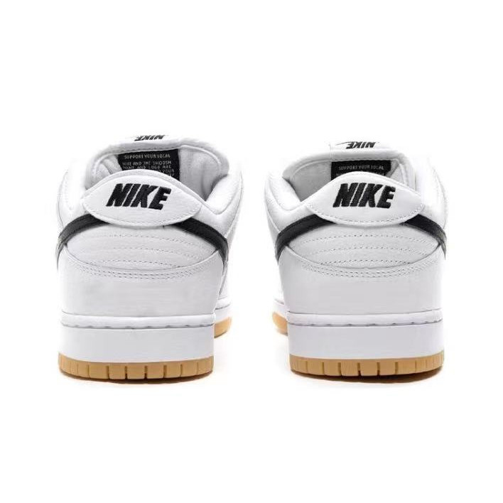 ♞รองเท้าลำลอง Nike SB Dunk Low Pro ISO สีขาวและดของแท้