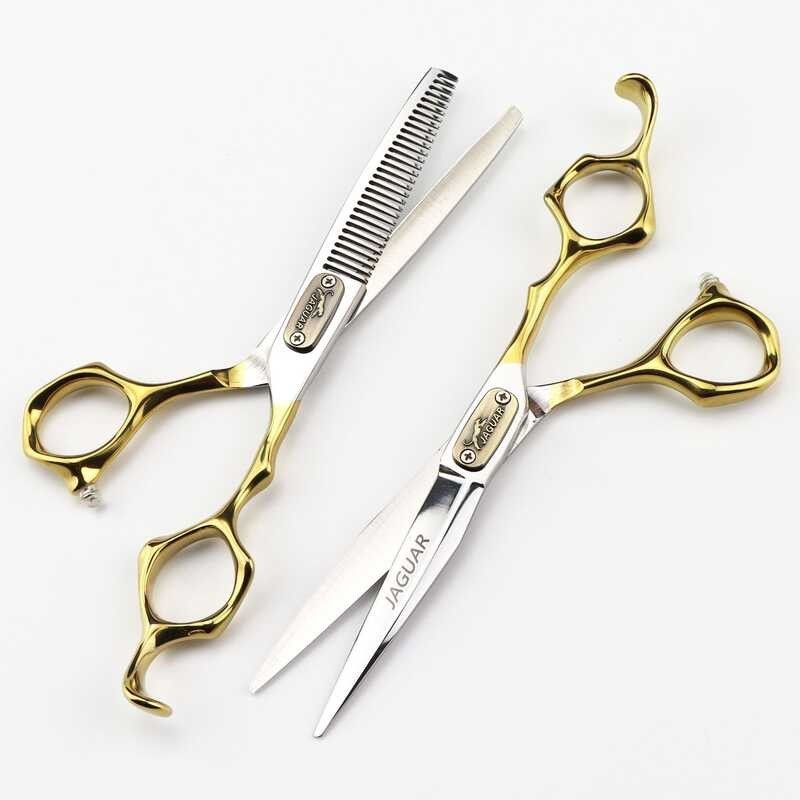 Scissorsกรรไกรตัดผมจากัวร์ขนาด JAGUAR 6 นิ้ว 1 คู่:กรรไกรตัด+