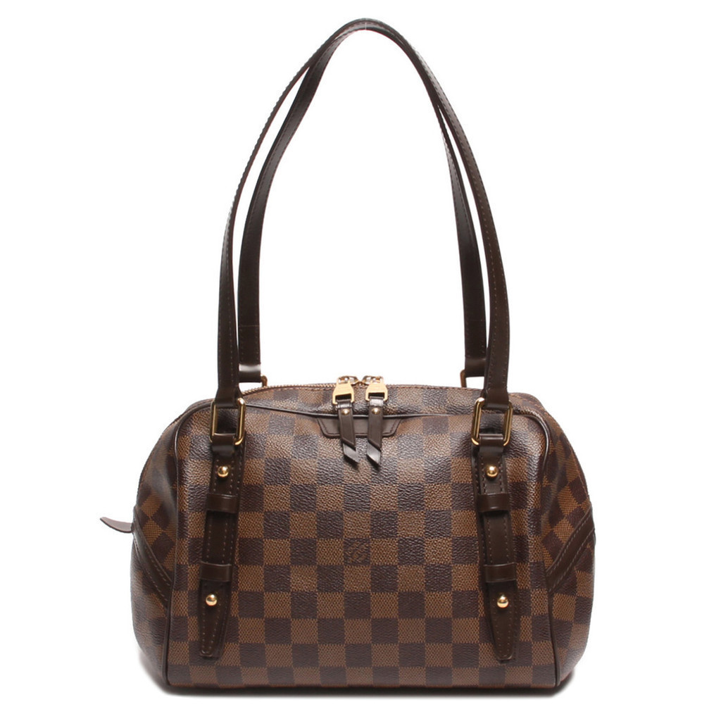 Louis Vuitton กระเป ๋ าสะพายไหล ่ Damier Ebene Rivington Pm N41157 ผู ้ หญิงโดยตรงจากญี ่ ปุ ่ นมือ