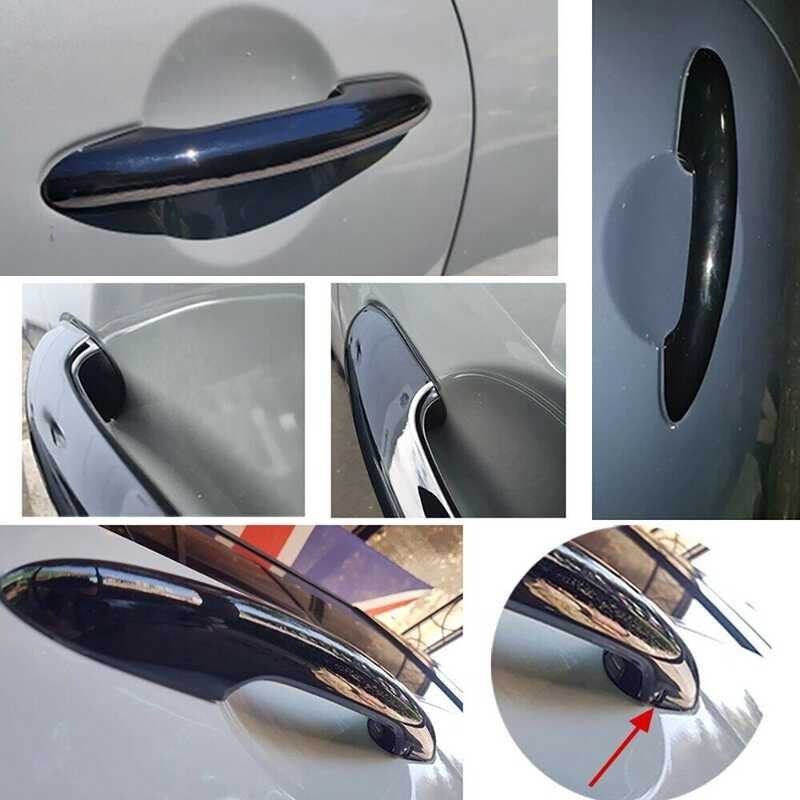 ❤ The Black Flag Car Door Handle Cover Sticker For MINI Cooper S JCW F55 F60 Countryman F54 Clubm