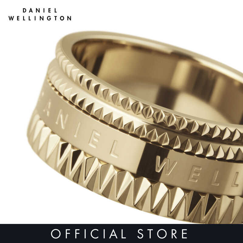 Daniel Wellington Elevation Gold Unisex Couple Rings Ring For Women And Men - DW Official