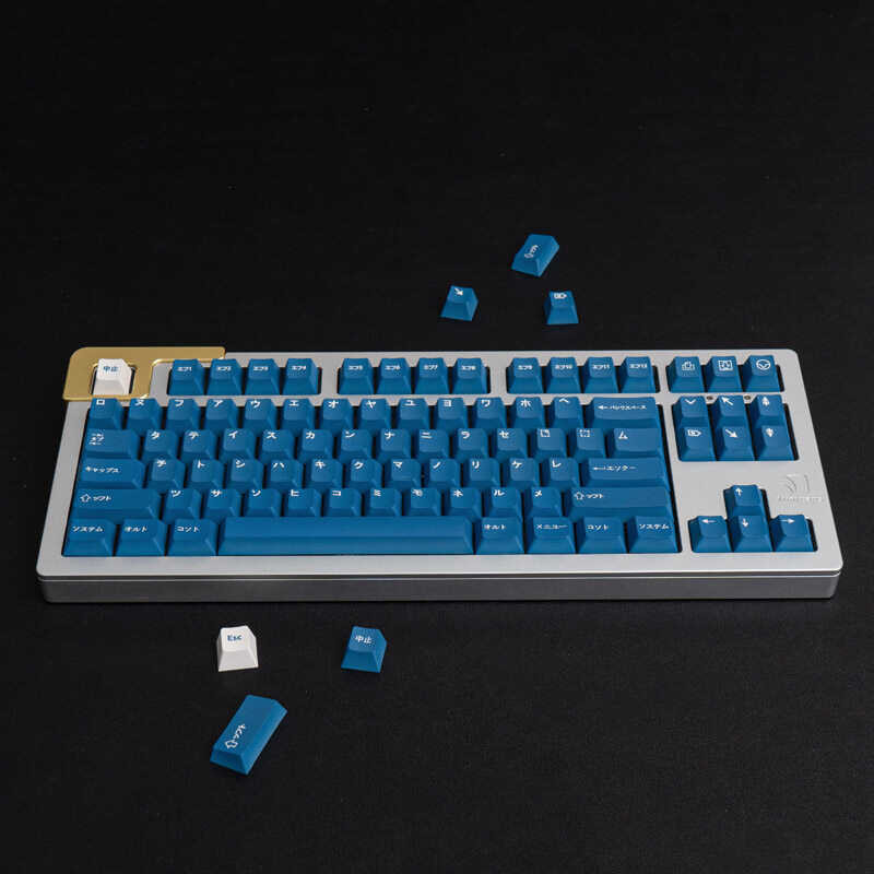 Only】G WoB 【Keycap KATAKANA Keycap 130 Keys Profile PBT Five-Sided Sublimation Keycaps With 2U 1. s