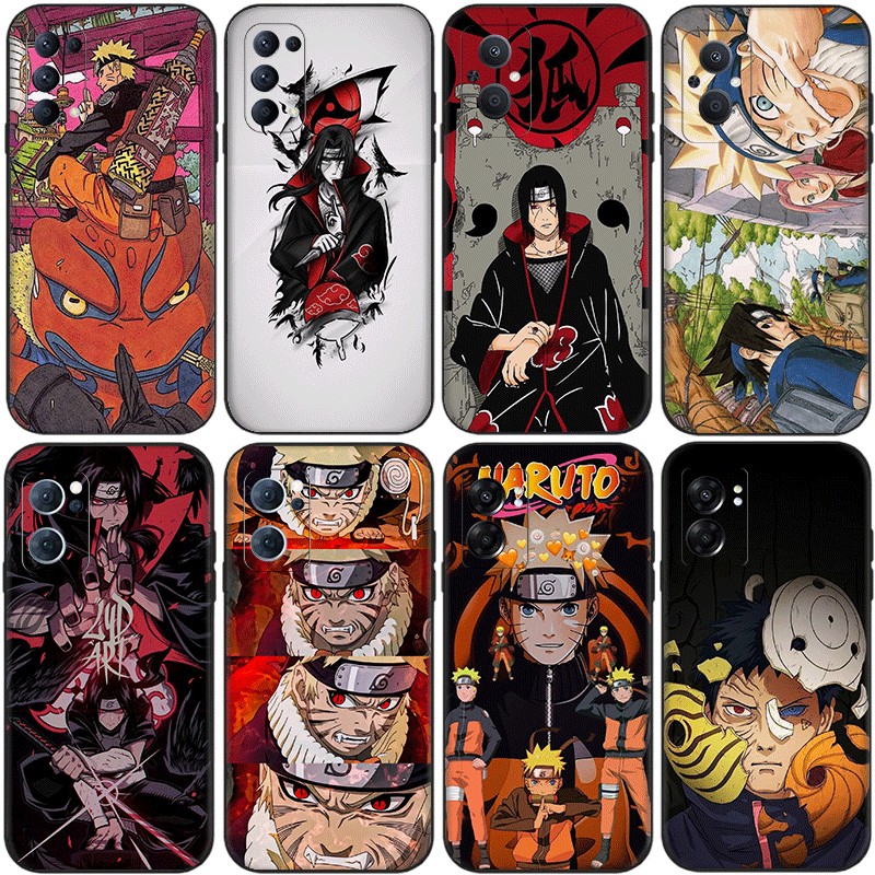 Oppo A92 A72 A52 A92S A93 A94 4G A94 5G A95 5G A96 4G ความเข้ากันได้TPU Soft Shellกรณีการ์ตูน NARUTO อะนิเมะ