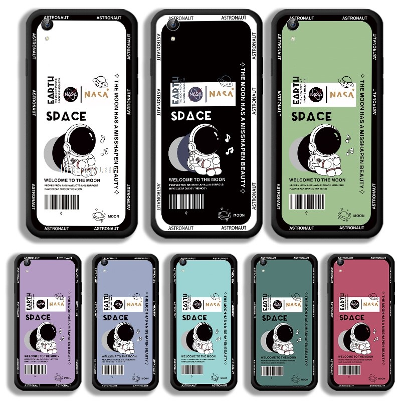 Nasa นักบินอวกาศปลอกสําหรับ Vivo Y51 2015 Vivo Y51L 1707 เคสโทรศัพท์การ์ตูน Soft TPU ฝาครอบยาง