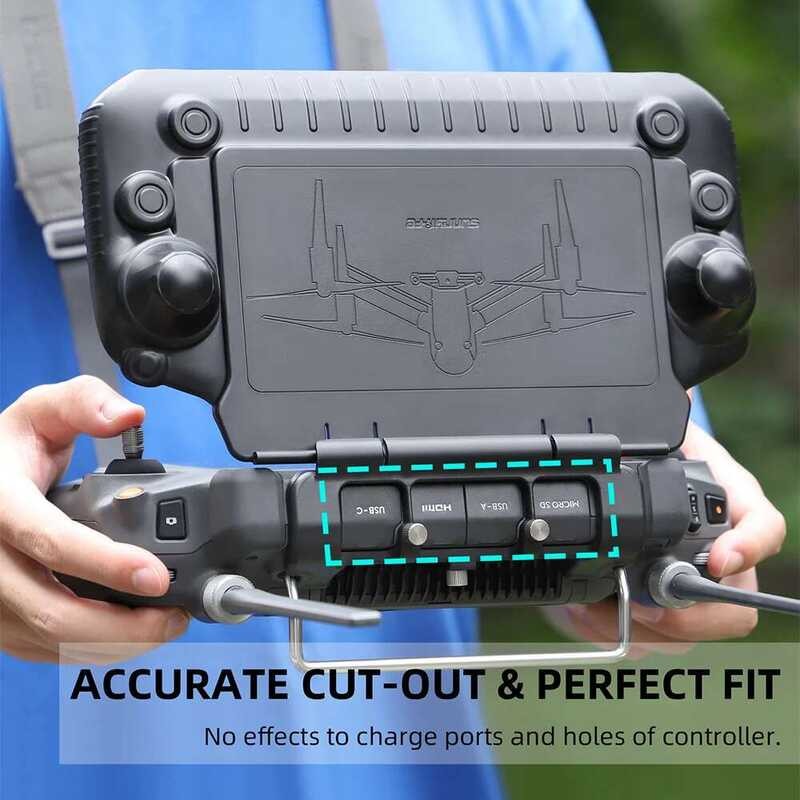❥ รีโมทคอนโทรล อุปกรณ์ป้องกันม่านบังแดดแบบเต็มหน้าจอสำหรับ DJI T50/T25/T40/M30 Drone RC PLUS Su