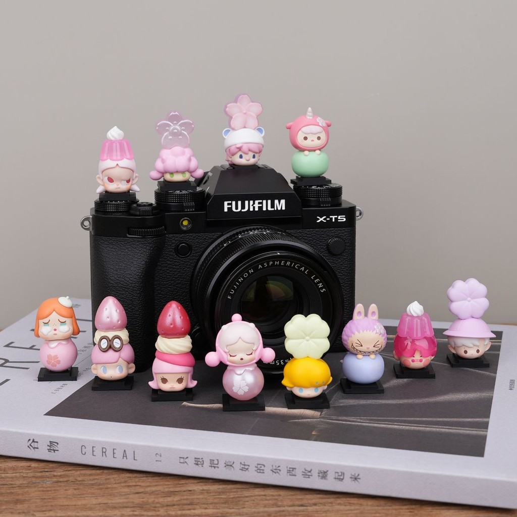 ฝาครอบรองเท้าร้อนกล้องขนมหวาน Pop Mart เหมาะสําหรับ Canon R50 Fuji XT5 Nikon Z30 Sony ZVE10
