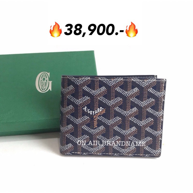 ♞,♘New goyard wallet สีกรม สวยหายาก