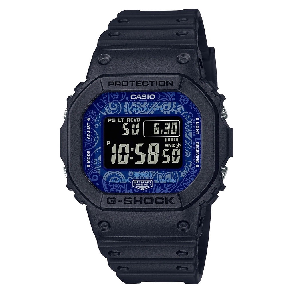 ♞Casio G-Shock นาฬิกาข้อมือผู้ชาย สายเรซิ่น รุ่น GW-B5600BP-1 / สีดำ