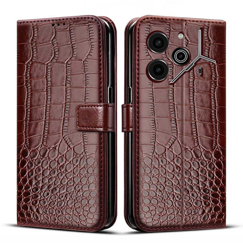 เคสมือถือ แบบหนัง ฝาพับแม่เหล็ก พร้อมช่องใส่บัตร สําหรับ Tecno Pova 6 Pro 5G Li 9 Tecno Pova 6 Pro 5