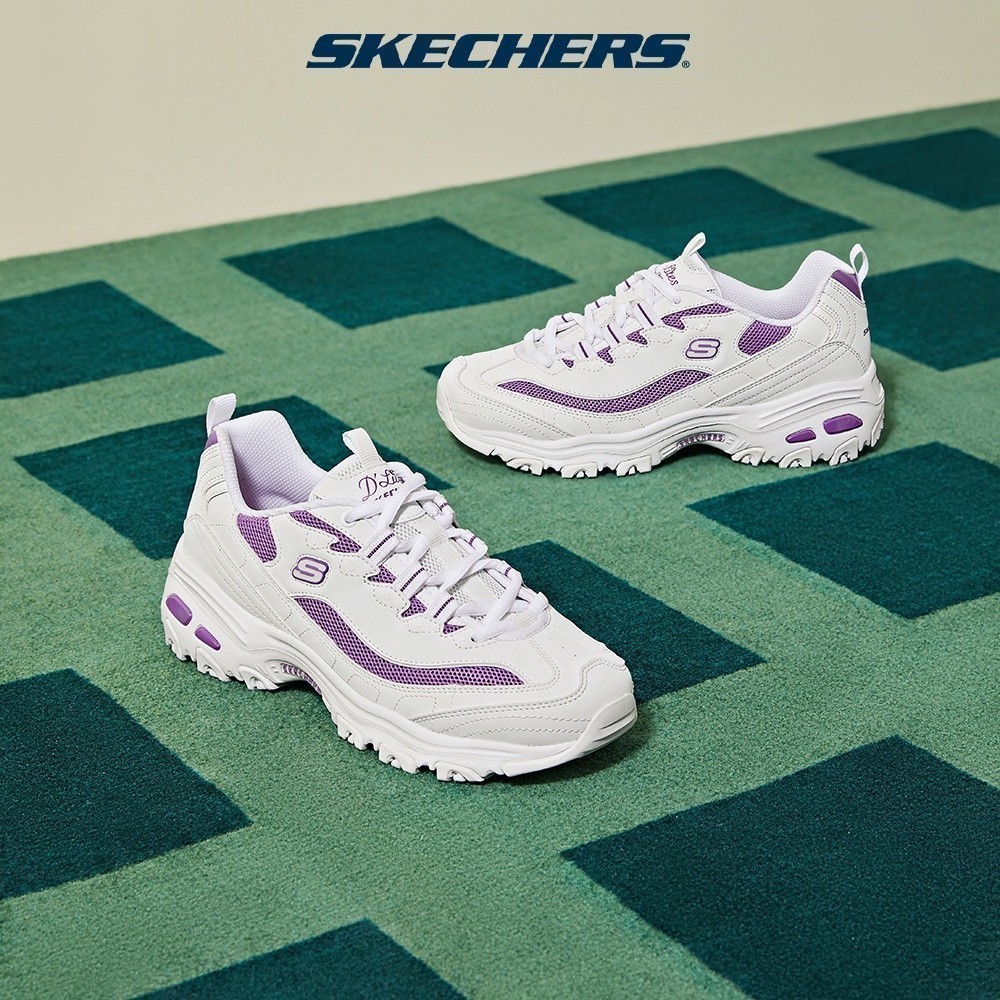 Skechers สเก็ตเชอร์ส รองเท้า ผู้หญิง Sport D'Lites 1.0 Shoes - 896204-WPR
