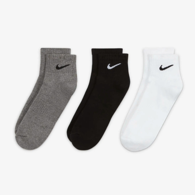 Nike ถุงเท้า - NIKE ถุงเท้าข้อสั้น สําหรับออกกําลังกาย (3 คู่) - ของแท้