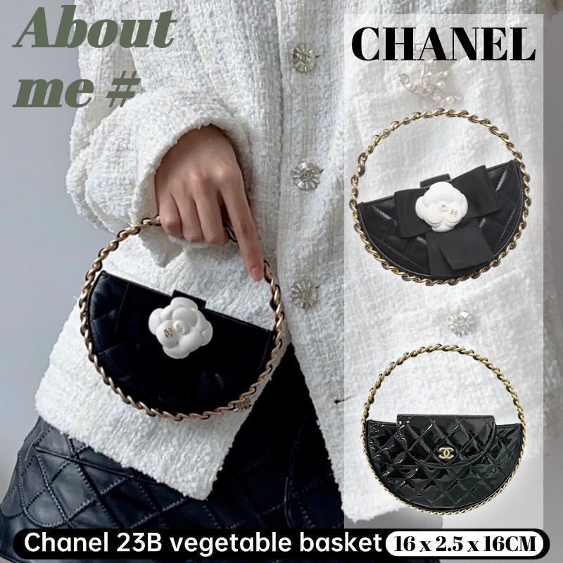 ♞ชาแนล Chanel 23K Handbag Camellia Hula Hoop Bag พรีออเดอร์ Style