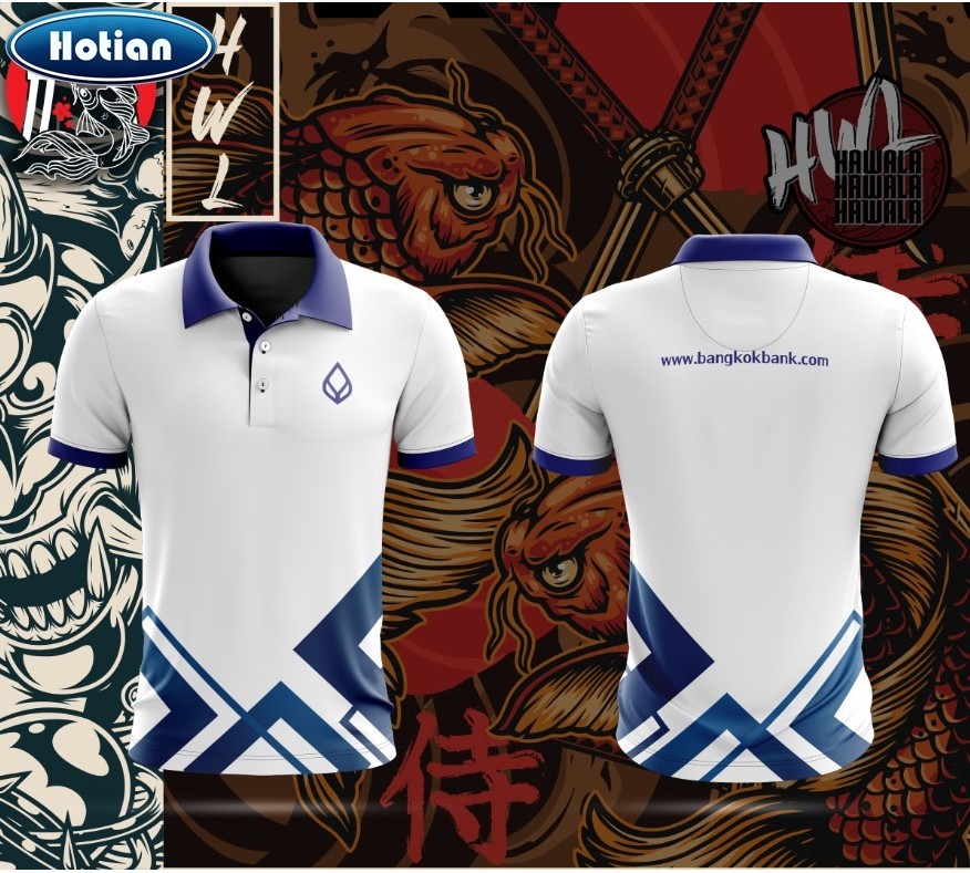 【 ชื ่ อและหมายเลขที ่ กําหนดเองฟรี 】เสื้อพิมพ์ลายธนาคารต่างๆ 2