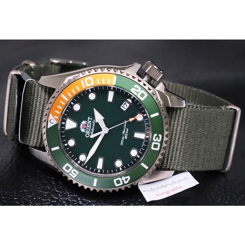 ♞,♘,♙(แถมกล่องพกพา) นาฬิกา Orient Diver Watch รุ่น RA-AC0K04E