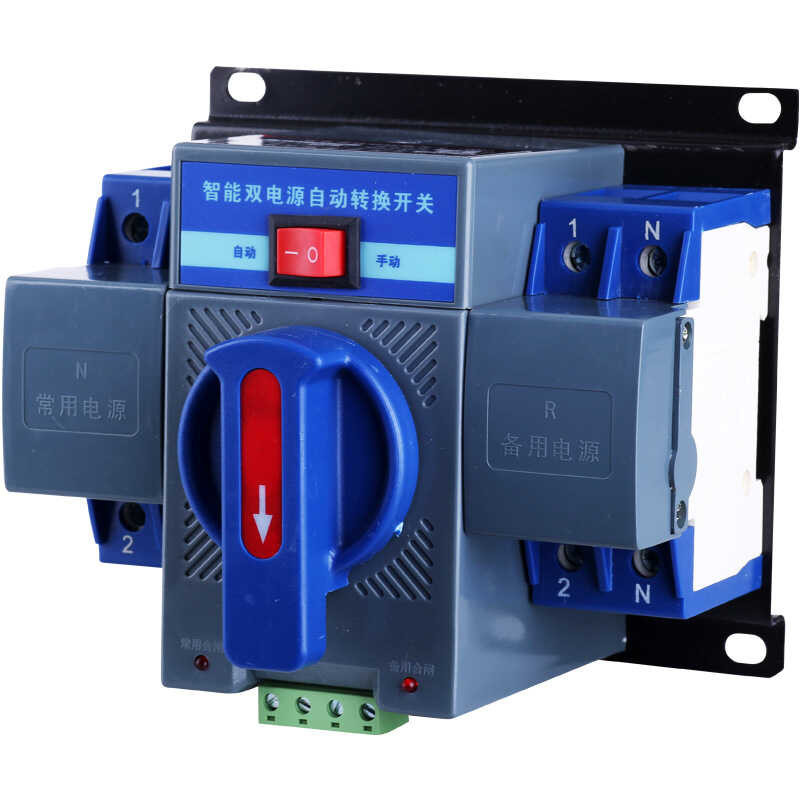 Rail Mini Din 2P 3P 4P ATS Double Auto UPS สวิตช์โอนพลังงานแสงอาทิตย์ AC Circuit Breaker