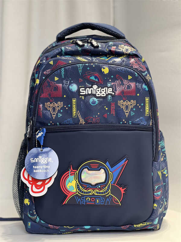 Dark blue Smiggle astronaut boy universe Backpack School supplies boys cool bag s