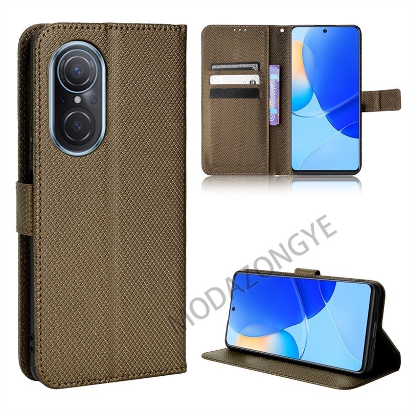 For Huawei Nova 9 Se PU Wallet Card ที่วางขาตั้ง Huawei Nova 9 Se Nova9Se กรณี Back Cover ซองหนังพล