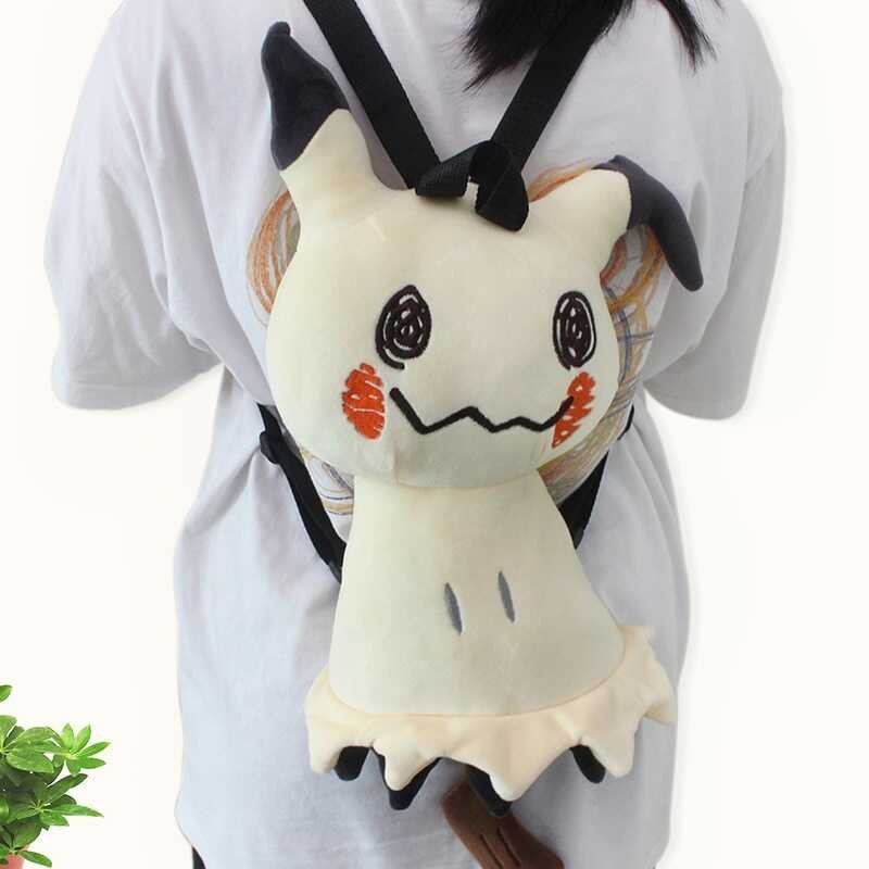Anime Mimikyu 40Cm Plush Backpack Doll Model For Student Children High Capacity School Bag Toys Gif