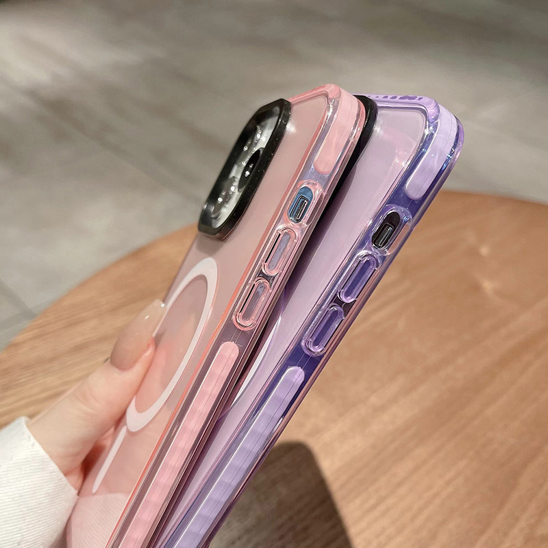 การ์ตูนโดราเอมอนไร้สายชาร์จแม่เหล็กสําหรับ IPhone 11 14 15 16 Pro Max 12 13 Pro Max ฝาครอบ 14 PLUS 16 PLUS ซิลิโคนนุ่มกันชนใสกันกระแทก - รูปที่ 5