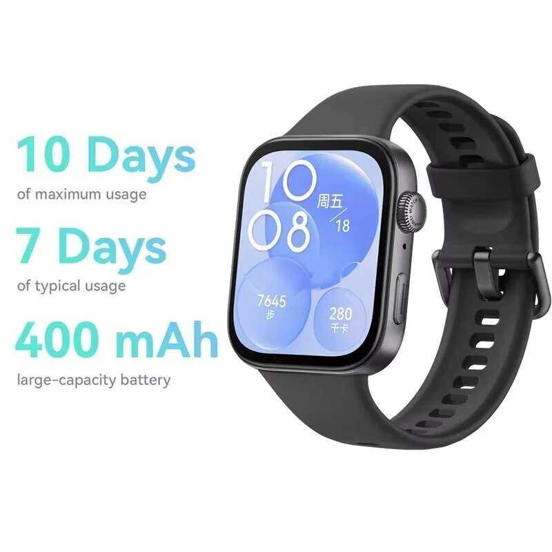 ❥ Huawei Smart Fiess Watch WATCH FIT 3 มีการโทรผ่าน Bluetooth การจัดการสุขภาพ และฟังก์ชัน NFC ❥