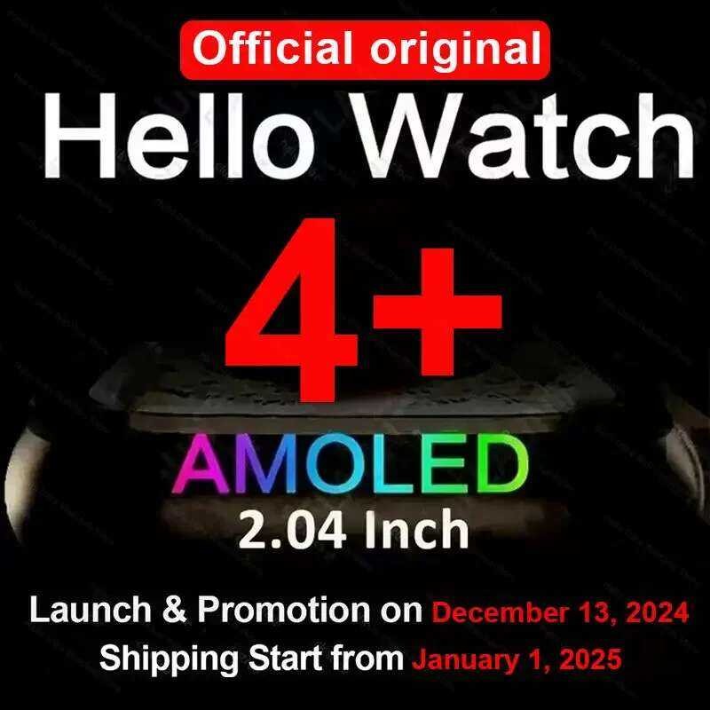 ❥ 2025 ใหม่hello Smart Watch 4 Plus Ultra2 49 มม.Amoled 4G ROM GPS GPT Nfcเข็มทิศนาฬิกาบลูทูธกี