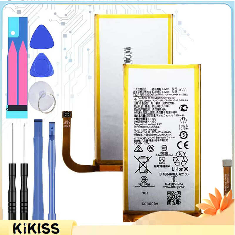 Mobile Phone Battery JG30 3000mAh for Motorola Moto J G7 XT1962-1 MotoJ, High Quality Batterij
