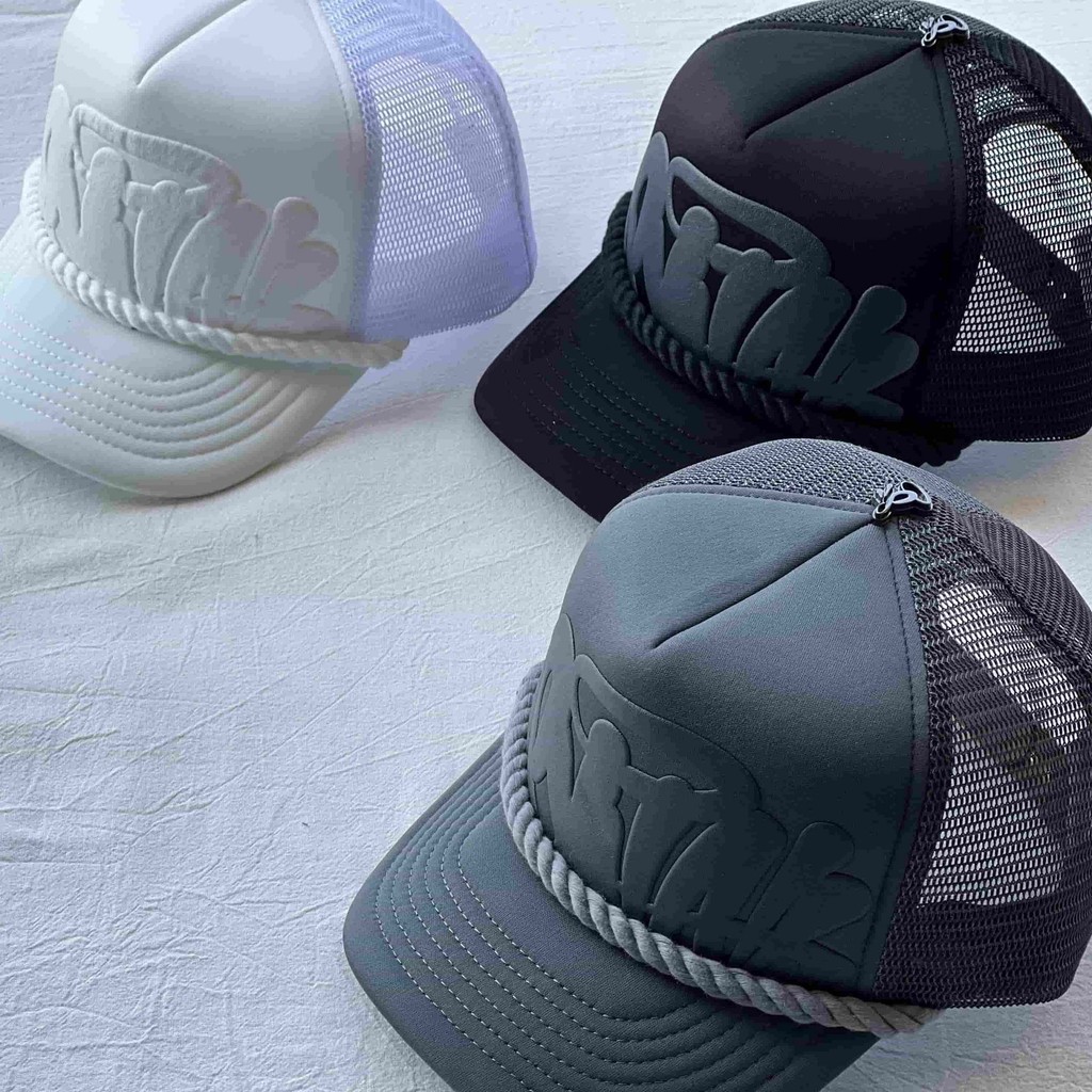 การออกแบบหมวกปีกกว้างsyna Trucker Cap Synaworld Hat Letter Trucker Cap เบสบอลหมวกเทรนด์ยอดนิยม