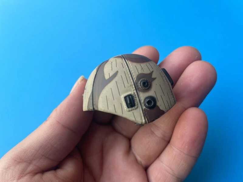 1/6 ทหารชาย BBI GSG9 เยอรมนี SWAT หมวกโลหะหมวกกันน็อกรุ่น