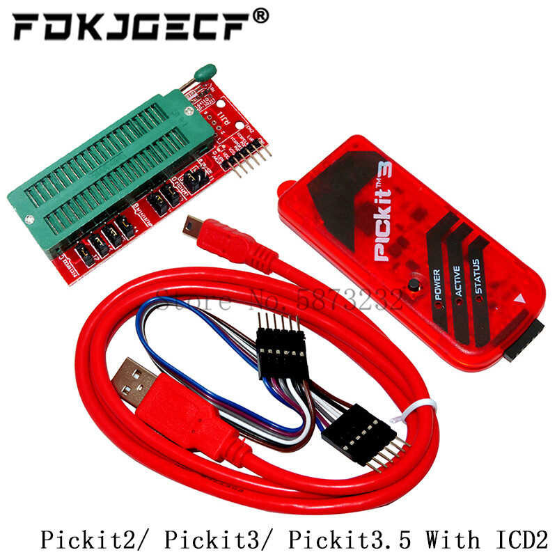 Pickit2โปรแกรมเมอร์ Pickit3.5 Pickit3 + รูป Icd2 2 3 Pickit อะแดปเตอร์การเขียนโปรแกรม3.5ที่นั่งโปรแก