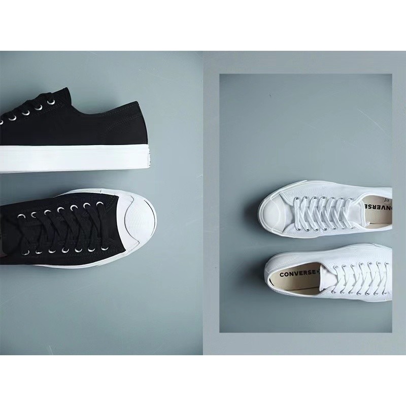 



 ♞【พร้อมส่ง ของแท้ 100%】Converse รองเท้าผ้าใบ Sneakers คอนเวิร์ส Jack Purcell Cotton Ox / Black
