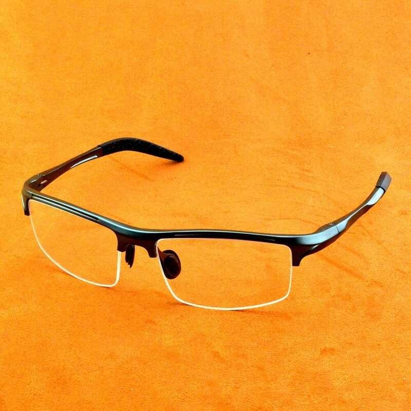 Magnesium Progressive Aluminum Multifocal Lens Reading Glasses +0.75 TO +4 Men Presbyopia Hyperopia Sun Photochromic