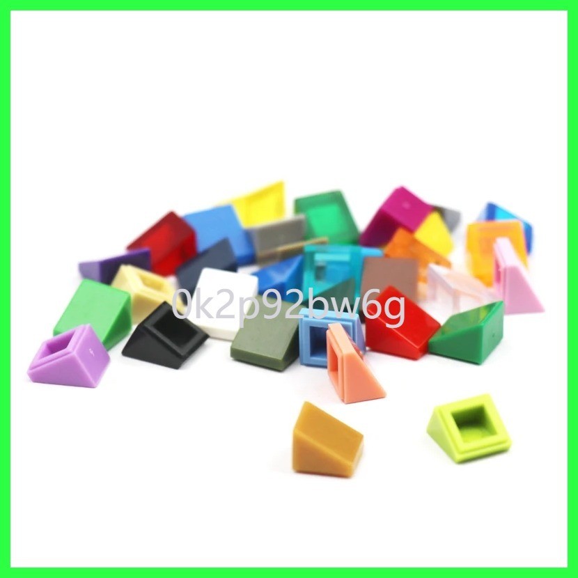 50pcs MOC ความลาดชัน 30 ° 1x1 54200 DIY สร้างสรรค์การศึกษาคลาสสิก Building Blocks อิฐสำหรับสาวเมือง