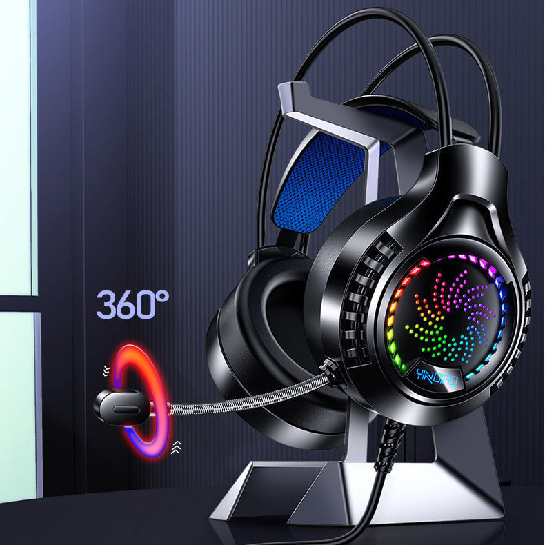 ♞,♘Silver Eagle Q7 ชุดหูฟังคอมพิวเตอร์แบบมีสายชุดหูฟังสำหรับเล่นเกม E-Sports แบบมีสายเดสก์ท็อปโน้ตบ