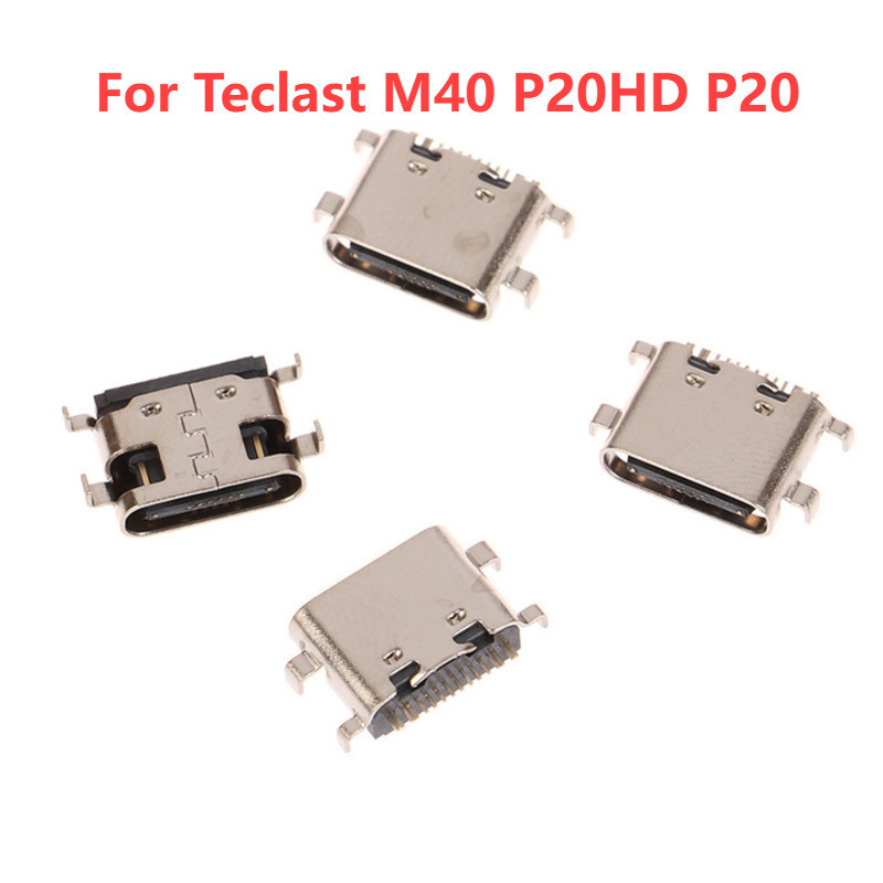 10-50pcs USB Type-C Charger แจ็คพอร์ตสําหรับ Teclast M40 P20HD P20 USB C ปลั๊กชาร์จ Dock Socket Connector PH