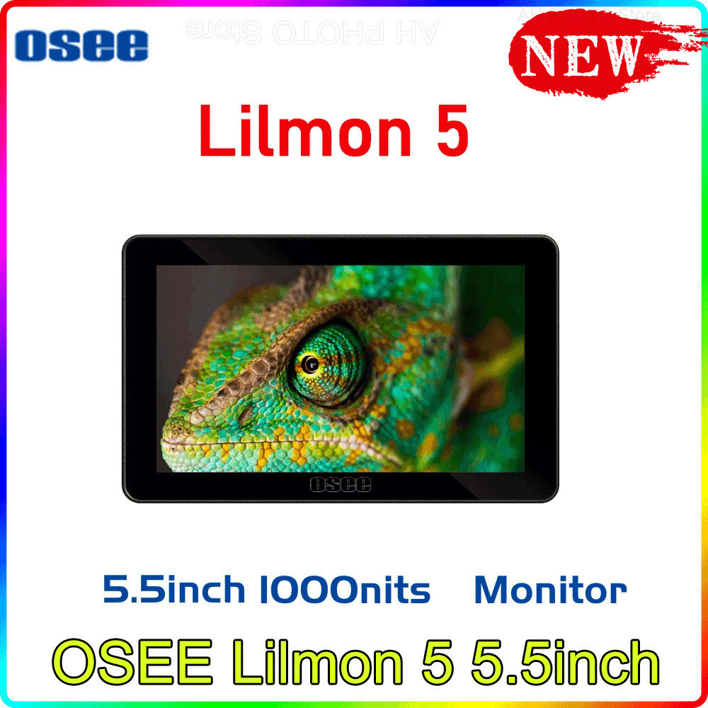 Osee Lilmon 5 5.5 นิ ้ ว 1000Nits 4K Hdmi On-Camera Monitor Kit หน ้ าจอสัมผัสกล ้ อง Field Monitor 3D Lut Hdr กว ้ างสี Gamut