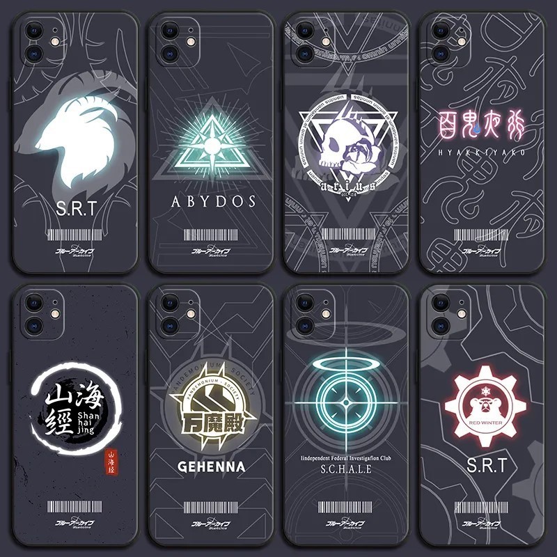 Samsung Galaxy A05 A05S A15 A25 A35 A55 J4 J8 J6 J2 J3 J7 Plus Pro Prime 230411 เคสโทรศัพท์แบบนิ่มสีดํา Blue Archive Logo