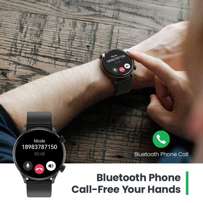 ❥ HAYLOU Solar Plus Rt3 สมาร์ทนาฬิกาบลูทูธโทรศัพท์ 1.43 "จอแสดงผล AMOLED Smartwatch Health Moni