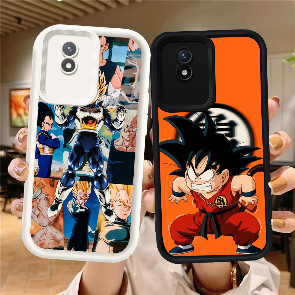 Z-30 Dragon Ball สีขาวสีดําสําหรับ VIVO Y02t Y02a Y02 V30E V30 Pro 5G กรณี