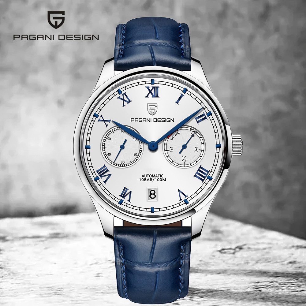 Pagani Design ต้นฉบับ 41MM นาฬิกาผู้ชาย automatic ไขลานอัตโนมัติ  ความหรูหรา นาฬิกาข้อมือผู้ชาย 100