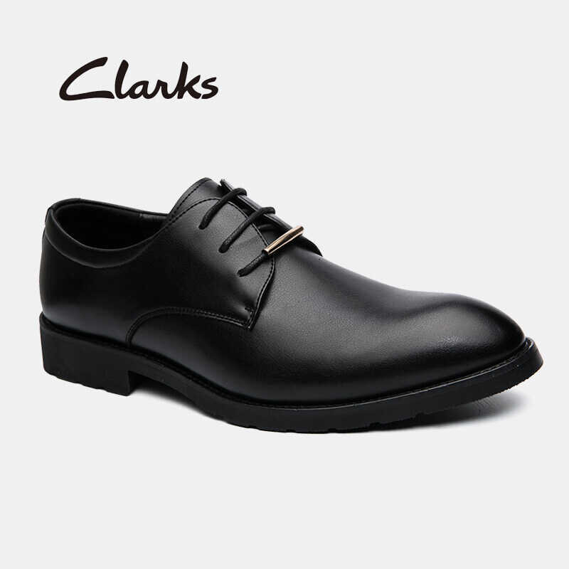 WHIDDON Clarks_รองเท้าคัทชูผู้ชาย CAP 26152912 สีดำ รองเท้าทาง