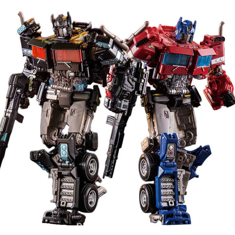 Optimus Prime Transformers ของเล่นหุ่นยนต์รถโลหะผสมพลาสติก Action Fi