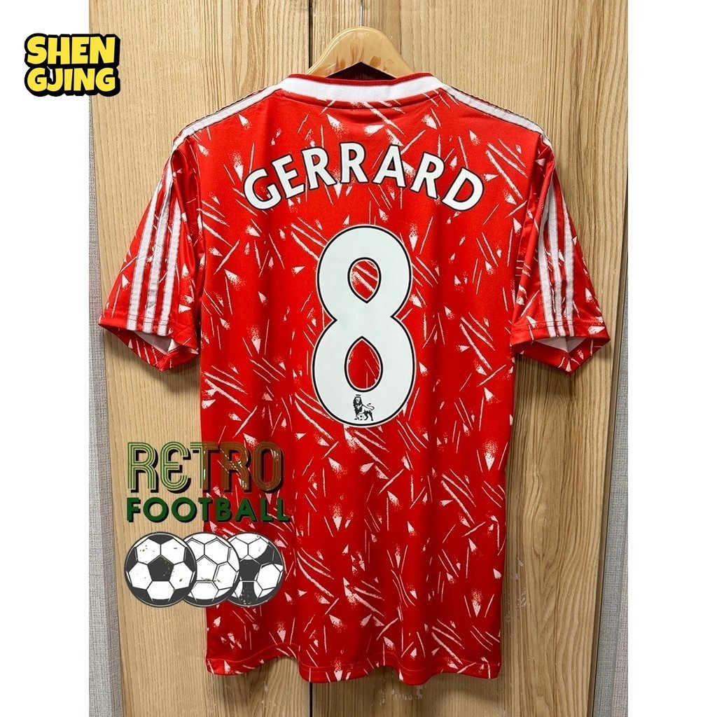 เสื้อฟุตบอลย้อนยุค [ Retro ] หงษ์แดง Candy ปี 1988 Home ยุคนี้หายากสินค้าถ่ายจากสินค้าจริง