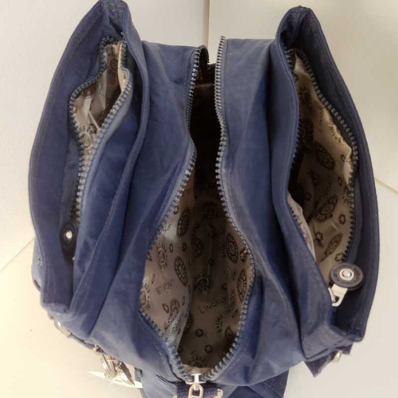 ❤ Korea Ling KUB Shoulder Bag-Genuine 3-Layer Main Bag Waterproof Fabric Size 32X24x12cm (Width/H