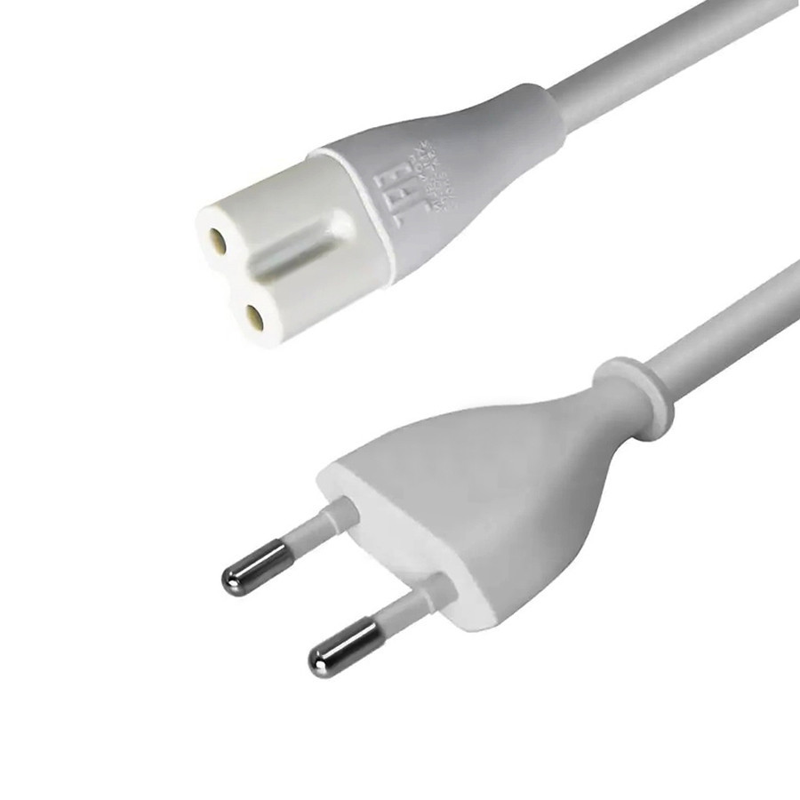 AC Power Supply สายไฟสําหรับ Xiaomi หุ่นยนต์เครื่องดูดฝุ่น Roborock เครื่องฟอกอากาศ 2S & 3 MAX พัดลมไฟฟ้า 2 ขา 1.5 M สีเทาสีดํา