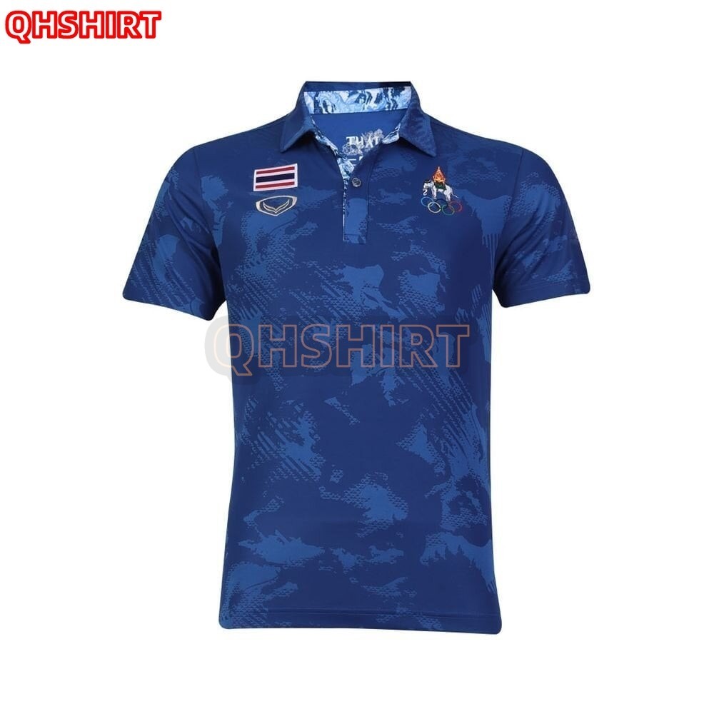 """เสื้อโปโลแบบซีเกมส์ 2023 รหัสสินค้า : 012268 (สีน้ำเงิน) "" "