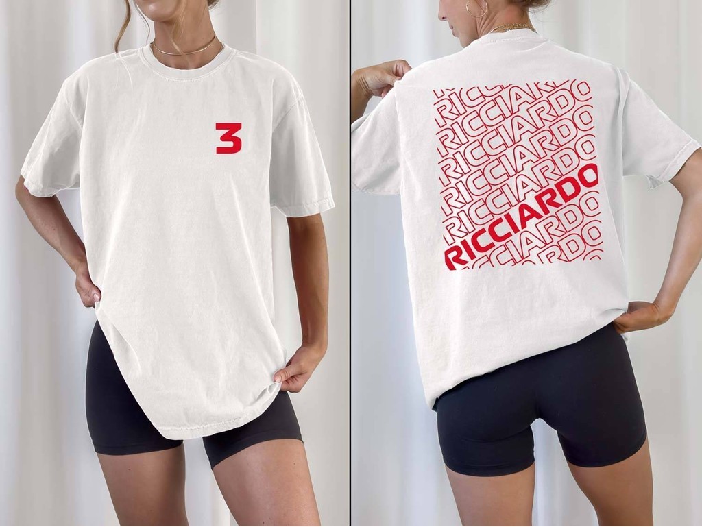 เสื ้ อยืด Daniel Ricciardo Comfort Colors Formula 1 Red Bull Daniel Ricciardo shirt F1