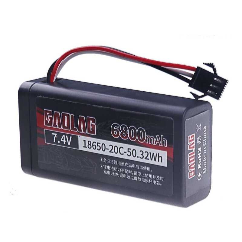 ❥ 7.4V 6800 Mah แบตเตอรี่ Charger Mn82 รีโมทคอนโทรลรถแบตเตอรี่ Mn128 Mn78 Lc79 สําหรับนาฬิกา Ge ราคา ถูกที่สุด ดีลบีเคเค แกลเลอรีภาพที่ 3