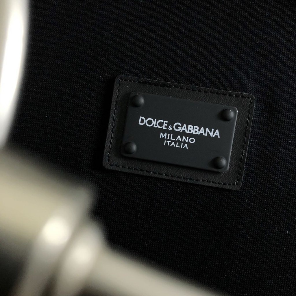 มาใหม่ เสื้อยืดคอกลม แขนสั้น ผ้าฝ้ายแท้ ลาย Dolce&amp;Gabbana 2024