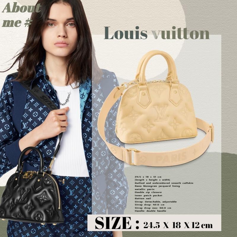 ♞หลุยส์วิตตอง Louis Vuitton ALMA BB กระเป๋าถือหนังเต็มกระเป๋า LV