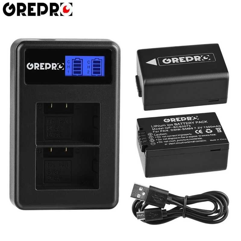 ➧ พานาโซนิค Lumix DMC Fz40k Fz45k Fz47k Fz48k Fz60 Fz70 Fz100 1300 Mah Dmw-Bmb9 Dmw-Bmb8